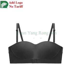 <span class=keywords><strong>Soutien</strong></span>-<span class=keywords><strong>gorge</strong></span> léger côtelé élégant avec logo, élastique et boutons coquille - Product Image 1