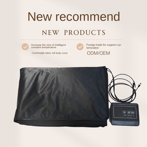 Modern Portable Household Far-<strong>Infrared</strong> <strong>Sauna</strong> Blanket Upper Lower Separate Temperature Control Electric Steam Sweat Blanket - Product Image 1