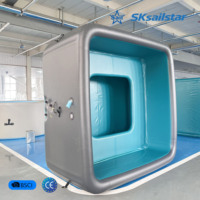 Aufblasbarer Jacuzzi mit Sitzbank, Drop-Stitch Outdoor-Whirlpool, Maßanfertigung Direkt vom Chinesischen Hersteller