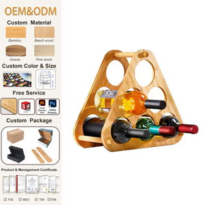 <span class=keywords><strong>Centro</strong></span> de ayuda central del comprador de garantía comercial de alta calidad SINCERE Obtenga la aplicación Conviértase en un proveedor Estante de Vino redondo de bambú de 6 botellas - Product Image 1