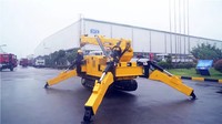 Tout nouveau ZQS75-5 3 tonnes Mini grue araignée Mobile hydraulique Construction à bas prix Micro moteur sur chenilles portant des grues de camion à noyau