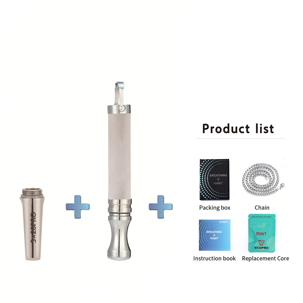 Boccaglio piatto in giada bianca + respiratore con boccaglio rotondo