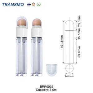 Flacon de fond de teint liquide avec logo personnalisé, tête éponge, flacon correcteur 7ml, flacon de fond de teint rond à visser - Product Image 2