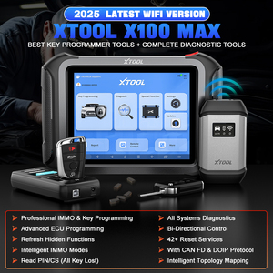 XTOOL X100MAX ordenador diagnóstico coche herramientas y programación llave Fob programador remoto clave programador para todas las llaves perdidas con FCA - Product Image 2