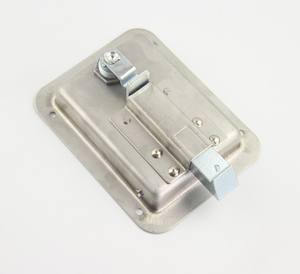 MS8059 صندوق أدوات للقطار مقبض مجداف بقفل مفاتيح ، مزلاج من الفولاذ المقاوم للصدأ لخزانة التوزيع ، بمفتاحين - Product Image 2