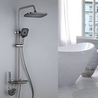 Luxe CE Certifié Laiton Piano Colonne De Douche Haute Pression Mur Monté Chaud Froid Pluie Robinet pour Appartement Hôtel Massage Doux