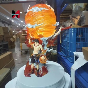 One Pieced Marineford War GK Fireball Ace Flame Emperor Light Up estatua modelo coleccionable para decoración <span class=keywords><strong>de</strong></span> exhibición <span class=keywords><strong>de</strong></span> escena <span class=keywords><strong>de</strong></span> guerra - Product Image 4