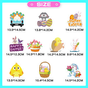 Décorations de fête de Pâques <span class=keywords><strong>Oeuf</strong></span> <span class=keywords><strong>suspendu</strong></span> en spirale et lapin Accessoires de fond de photographie Vaisselle et décorations de table - Product Image 3