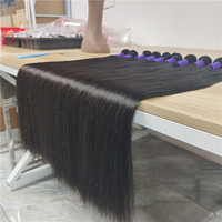 Lots de Cheveux Humains Vierges Brésiliens de Grade 12A, Non Transformés, Alignés sur la Cuticule, 100% Naturels, Lisses comme des Baguettes, pour Vente en Gros