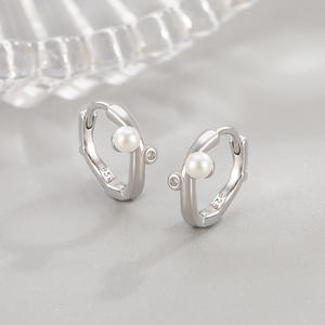 Aretes de aro de plata, aretes de oro laminado, joyas de plata, pendientes de plata 925, aretes de aro de plata 925 - Product Image 1