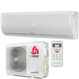Aire Acondicionado Split Chigo de 12000 BTU, Unidad de Aire Acondicionado Split con Calefacción y Refrigeración, Montada en la Pared, R410a, para Apartamento - Product Image 1
