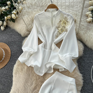 Plus Size Women's Roman Sets Tunic Top And Hip Skirts Suit <strong>Clothing</strong> Wholesale - Product Image 2