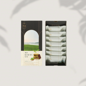 เวเฟอร์ชาเขียวพรีเมียม เจจู ดอลโครอม แซนด์ กรีนที 12 ชิ้น ของฝากท่องเที่ยว ของขวัญ เจจูไอส์แลนด์ ขนมเกาหลี สำหรับช่วงเวลาดื่มชา - Product Image 5