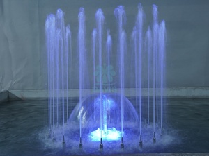 घर आउटडोर गार्डन झील छोटी आधुनिक स्टेनलेस स्टील संगीत नृत्य जल फव्वारे पत्थर उद्यान फव्वारे - Product Image 5