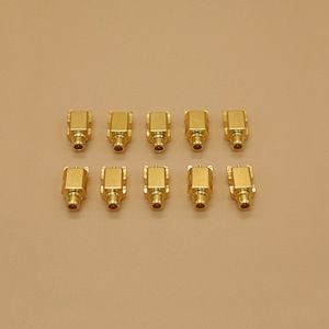 MMCX Pure Copper Gold Plated Headphone Connectors Male Female DIY Audio Cable Accessories <b>Adapter</b> - Product Image 3