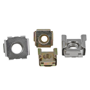 Tuercas flotantes de acero inoxidable 304/níquel/azincado M4 M5 M6, cuádruple, para casete, con carcasa elástica - Product Image 1