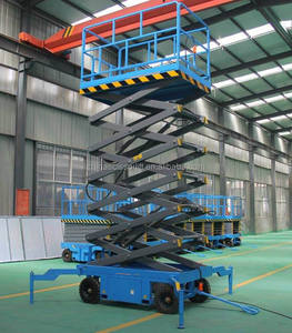 Piattaforma Elevatrice a Forbice Mobile: Design Potente con Tavolo di Lavoro Estensibile per Sollevamenti - Product Image 3