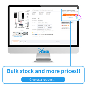 Biến tần hệ thống năng lượng mặt trời lai tần số thấp 10kw - Product Image 2