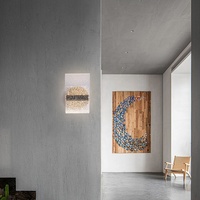 Lumière d'ambiance LED créative pour chambre à coucher, hôtel, appartement, 3 couleurs changeantes pour mur d'escalier