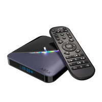 A95X F3 RGB Light TV Box Amlogic S905X3 Android 9.0 4GB 64GB Hỗ Trợ Dual Wifi 4K 75fps Plex Phương Tiện Truyền Thông Máy Chủ A95XF3