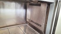 Table de préparation à la pizza en acier inoxydable professionnelle en gros, réfrigérateur/comptoir à pizza réfrigéré avec marbre