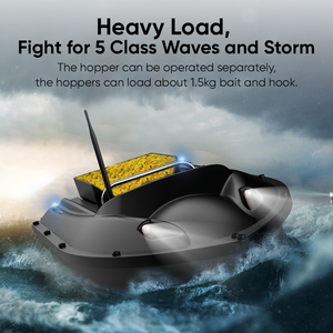 Motores duales de fábrica, velocidad fija inteligente, un solo Mango, Radio de crucero, juguetes de Control remoto, cebo de luz nocturna, <span class=keywords><strong>barco</strong></span> de pesca RC - Product Image 4