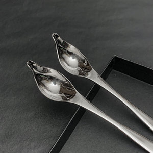 Accessori per Pasticceria, Cucchiaio Decorativo in Acciaio Inox 304, Cucchiaio per Decorazioni, Cucchiaio Multifunzione per Chef, Cucchiai per Disegni Culinari - Product Image 5