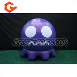 Nouveau design gonflable Art Ghost modèle gonflable <span class=keywords><strong>Pac</strong></span>-<span class=keywords><strong>man</strong></span> jeu <span class=keywords><strong>dessin</strong></span> <span class=keywords><strong>animé</strong></span> pour la publicité Halloween décoration - Product Image 1