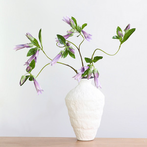 Fiore Artificiale K99 in Seta, <span class=keywords><strong>Campanula</strong></span> Viola, Decorazione Floreale per Casa, Matrimoni e Eventi - Product Image 5