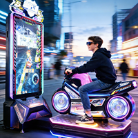 Nouveau simulateur de course de moto dynamique Super Duke pour adultes, machine de jeu commerciale à monnayeur en plastique, garantie 1 an