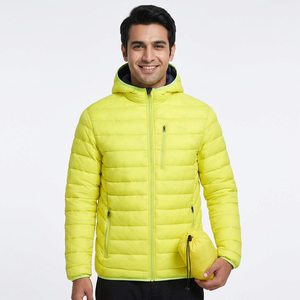 OEM Custom Printed Men's Winter Jacket High Street Padded <b>Bubble</b> Puffer Hooded Canvas Wholesale Customizable Warm Winter <b>Coat</b> - Product Image 1