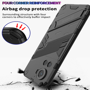 Funda a prueba de golpes para <span class=keywords><strong>Oneplus</strong></span> 12 11 10T <span class=keywords><strong>10R</strong></span> 11R 12R <span class=keywords><strong>ACE</strong></span> Pro 2 Nord CE 3 Lite 2T 2V N200 N20 SE N30, funda para teléfono, soporte de armadura - Product Image 3