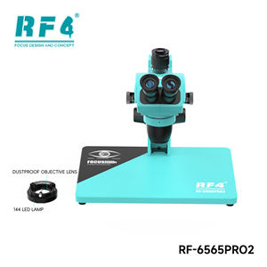RF4 RF-6565PRO2 6.5-65X ZOOM microscopio Stereo trinoculare antipolvere grande Base di riparazione del <span class=keywords><strong>telefono</strong></span> di addestramento per riparazione del <span class=keywords><strong>telefono</strong></span> aggiornamento della riparazione del <span class=keywords><strong>telefono</strong></span> - Product Image 2