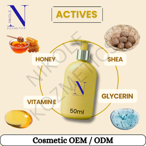 Lotion corporelle au miel et à la crème, hydratante en profondeur, adoucissante pour la peau, nourrissante, ingrédients naturels pour une peau lisse et éclatante - Product Image 2