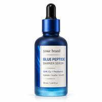 Produits de soin de la peau coréens en marque privée, GMP ISO 22716, ampoule de peptide GHK-Cu, collagène, réparation de la barrière cutanée, sérum pour le visage