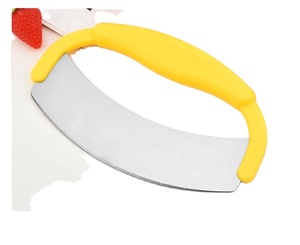 Stainless Steel Foldable Pizza Cutters & Wheels With Half Round <b>Bread</b> <b>Knife</b>-Kitchen Gadgets - Product Image 2