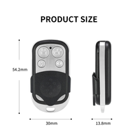 Control Remoto Duplicador Universal 433MHz 433.92MHz con Clonación de Código Fijo y Código Variable para Puertas, Garajes y Llaves de Coche