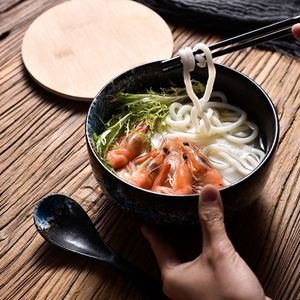Tazón de Porcelana Japonesa Hecho en Horno, Ecológico, Minimalista, para Servir Cereales, Sopa, Postre, Arroz y Ensalada, Apto para Microondas - Product Image 3