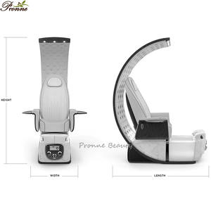PronneBeauty nouveauté salon & spa durable conception de prévention des reflux salon spa <span class=keywords><strong>chaise</strong></span> de pédicure avec éclairage - Product Image 6