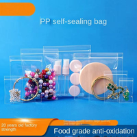 Emballages en plastique transparent de qualité alimentaire sur mesure, sacs en polypropylène transparents pour le stockage des aliments
