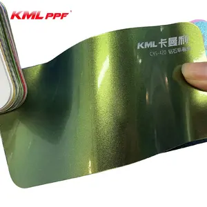 Hot Selling High Quality Bright Aurora Spring Green PVC Auto Wrapping Stickers Vinyl Film For Car