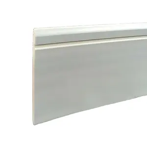 Modern Brushed Pvc Skirting Baseboard untuk Hotel Kabinet