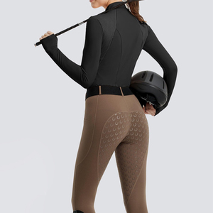 Top Quality <b>Equestrian</b> Clothing Customized <b>Equestrian</b> Shirts Wholesale Sleeveless Women <b>Equestrian</b> Base Layer Shirt - Product Image 3