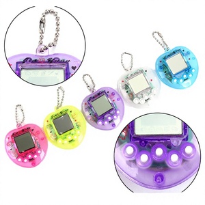 Máquina de Mascota Virtual Electrónica de Plástico en Forma de Corazón, Funciona con Batería, Colgante Unisex, Juego de Cultivo Portátil, Alivio del Estrés - Product Image 2