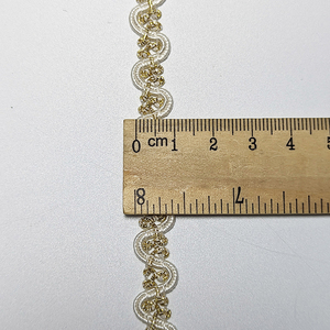 Ruban de dentelle en cordon de 10 mm, écologique, en polyester/nylon, pour vestes féminines, utilisé sur les poignets, la patte de boutonnage et le bas. - Product Image 5