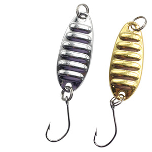 Cuillère de pêche en métal avec manchon en cuivre, meilleures ventes en Chine, 1,5g-25g, plusieurs tailles, dorée, pour <span class=keywords><strong>saumon</strong></span>, bar, carpe - Product Image 5