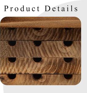 Casas para Abejas de Alta Calidad y Duraderas para el Jardín, Hotel para Insectos, Casa para Abejas de Madera de Carpintero, Caja para Exteriores - Product Image 4