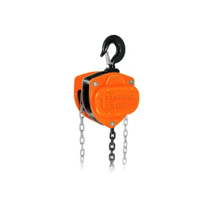 Truper da 1 1/2 tonnellate di paranco a catena manuale monofase in lega di alluminio per edilizia mineraria uso domestico al dettaglio con alimentazione a leva - Product Image 1