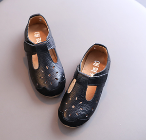 Jolies chaussures de princesse classiques à semelle souple pour filles, chaussures d'école en cuir noir confortables pour enfants - Product Image 4