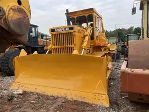 Original Caterpillar Used Earth Moving Machine D7G With Ripper Secondhand Crawler Bulldozer D7G In Yard On Hot Sale